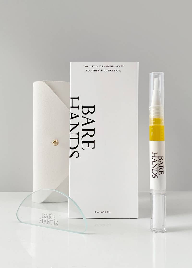 Bare Hands | Dry Gloss Manicure Kit with Case
