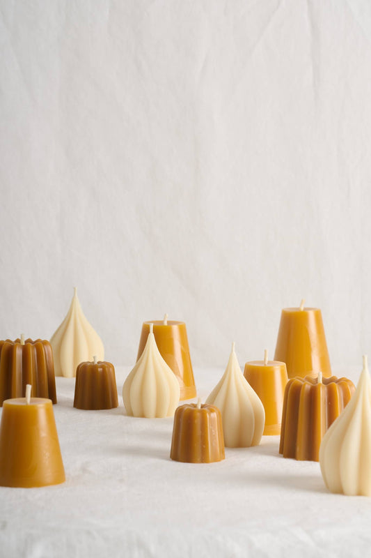 Beeswax Candle | Meringue kiss | Vanilla