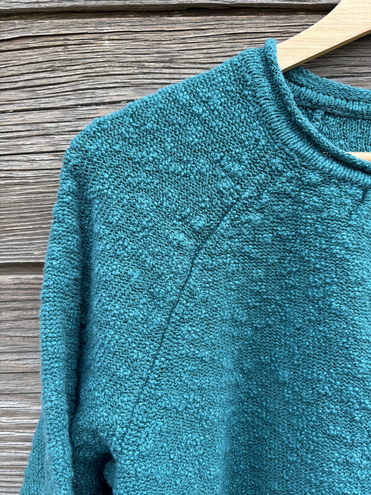L.L. Bean Teal Cotton Sweater