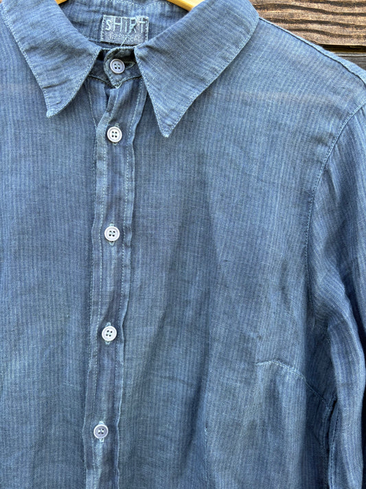 CP Shades | Indigo Died Linen | Button up