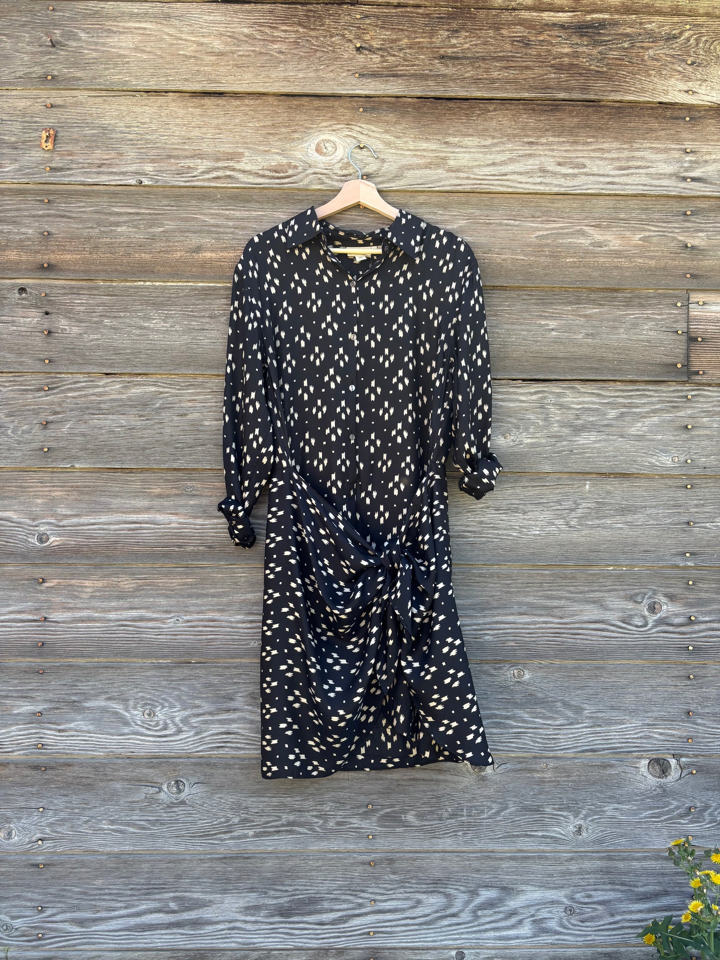 Dress | PURE DNKY black Ikat | Silk