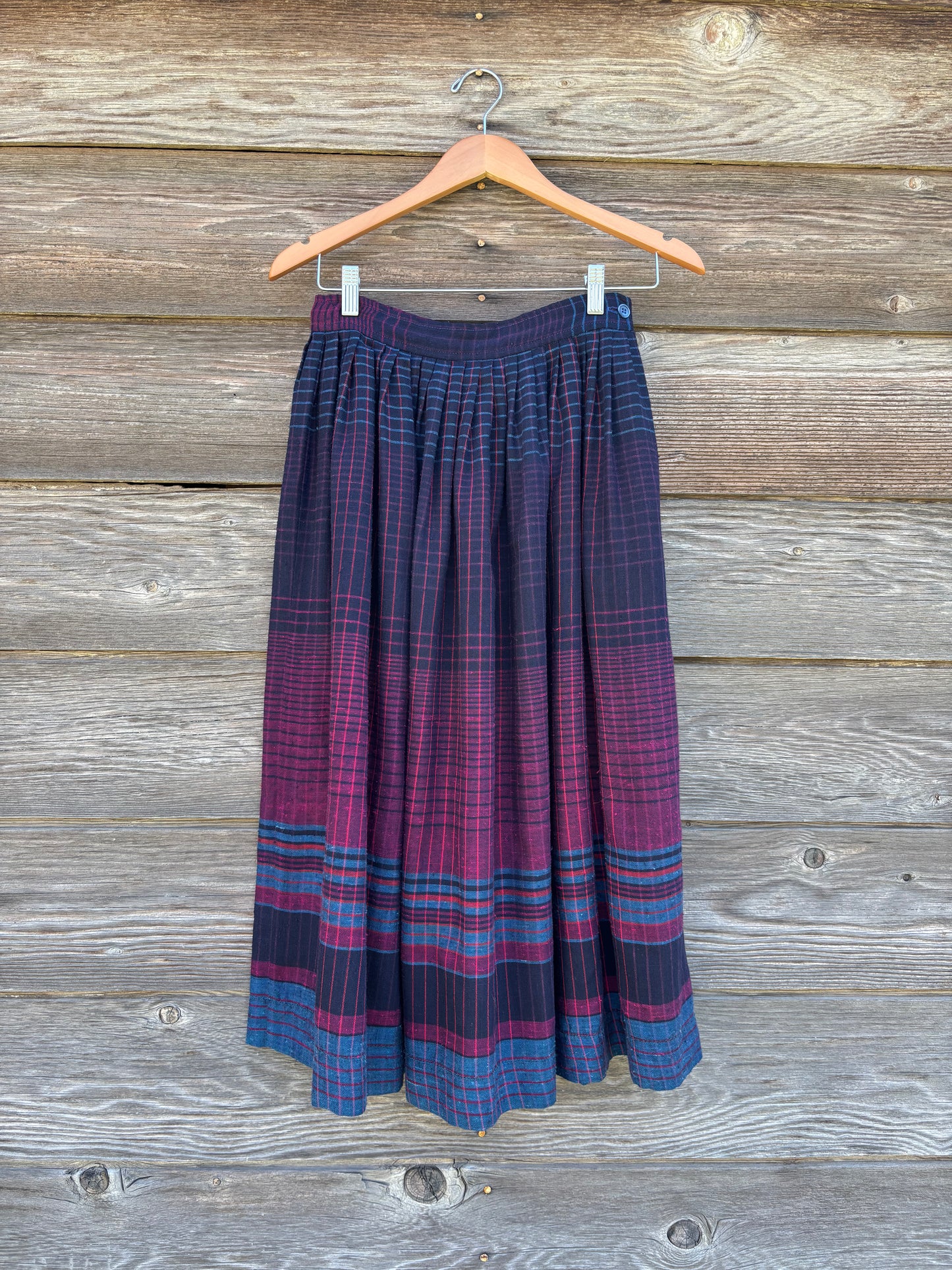 Skirt | madras plaid | The Villager