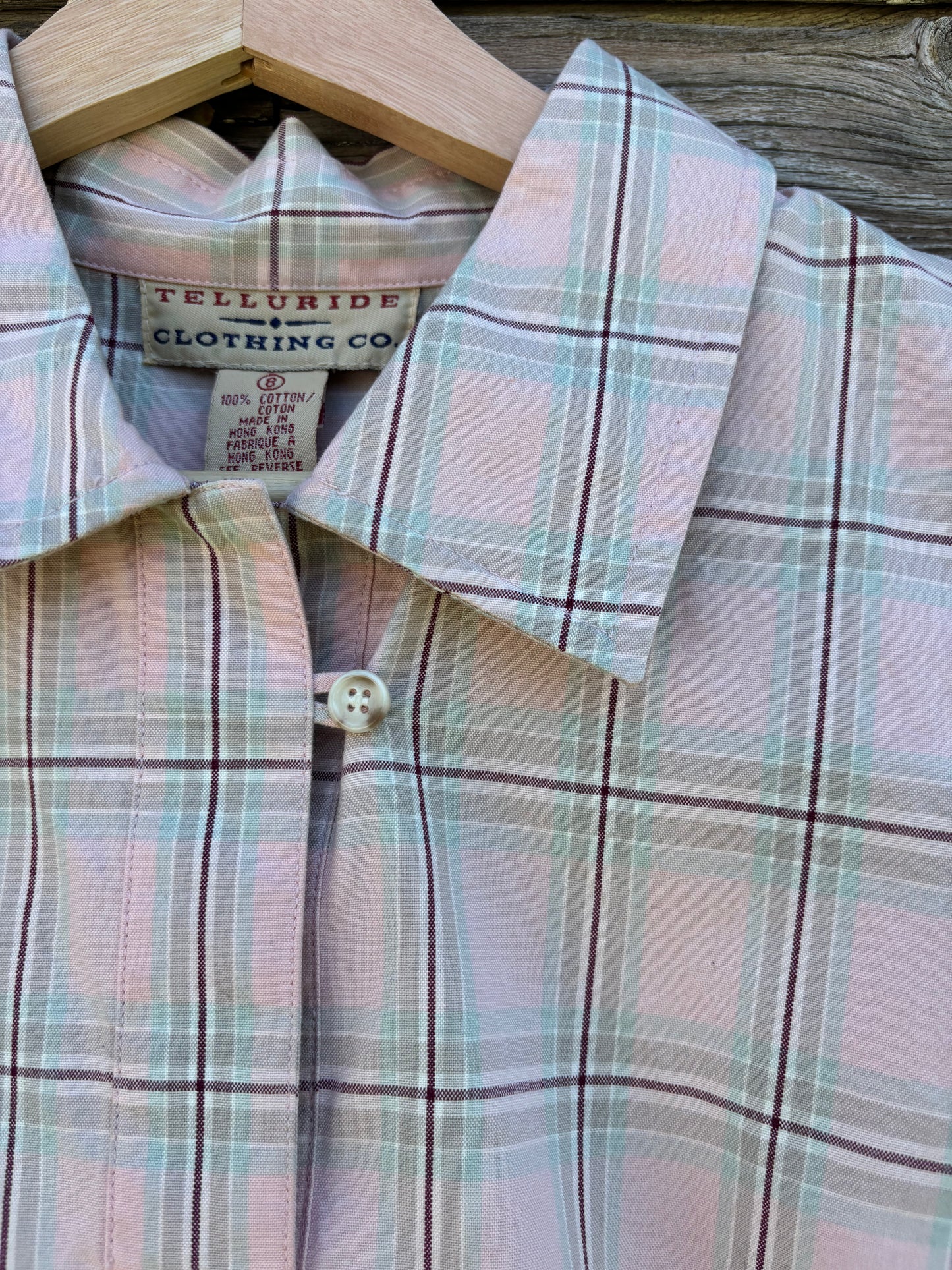 Shirt | Telluride sleeveless plaid