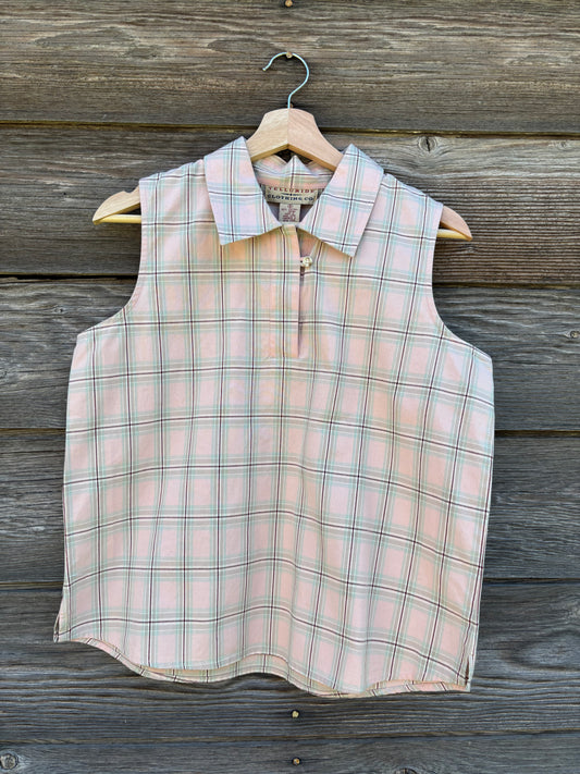 Shirt | Telluride sleeveless plaid