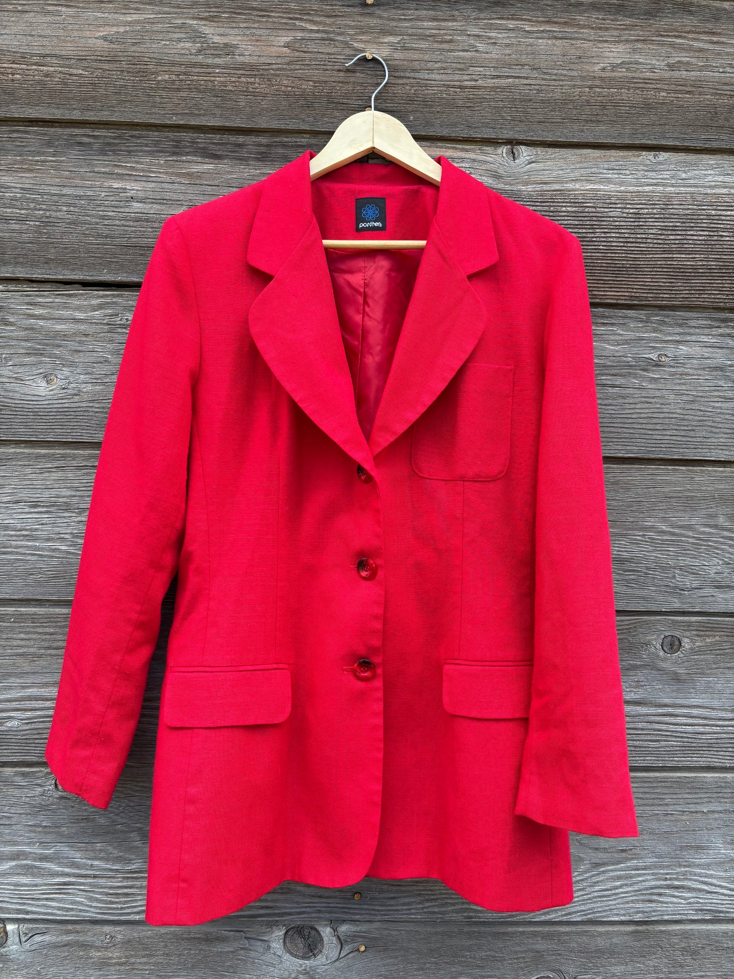 Jacket | Red Blazer by Panther