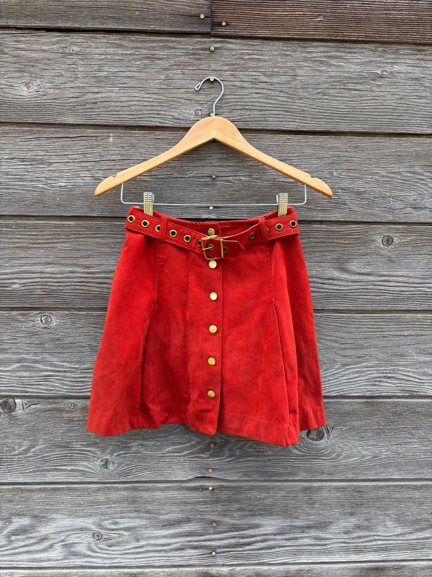 Skirt | Orange Mini Skirt