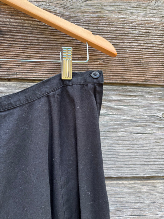 Skirt | Black Linen | 1990