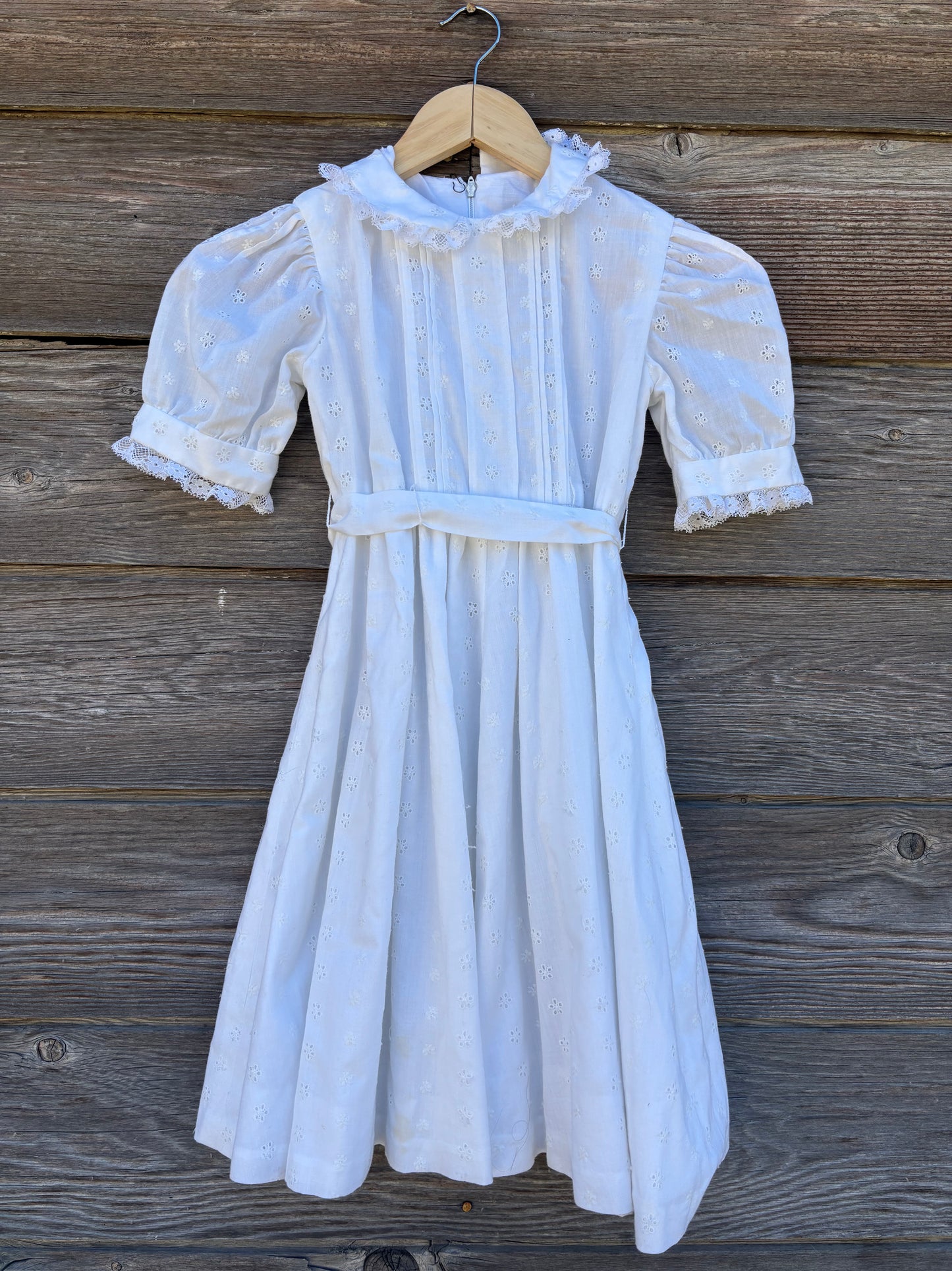 Dress | White Eyelet | Handmade