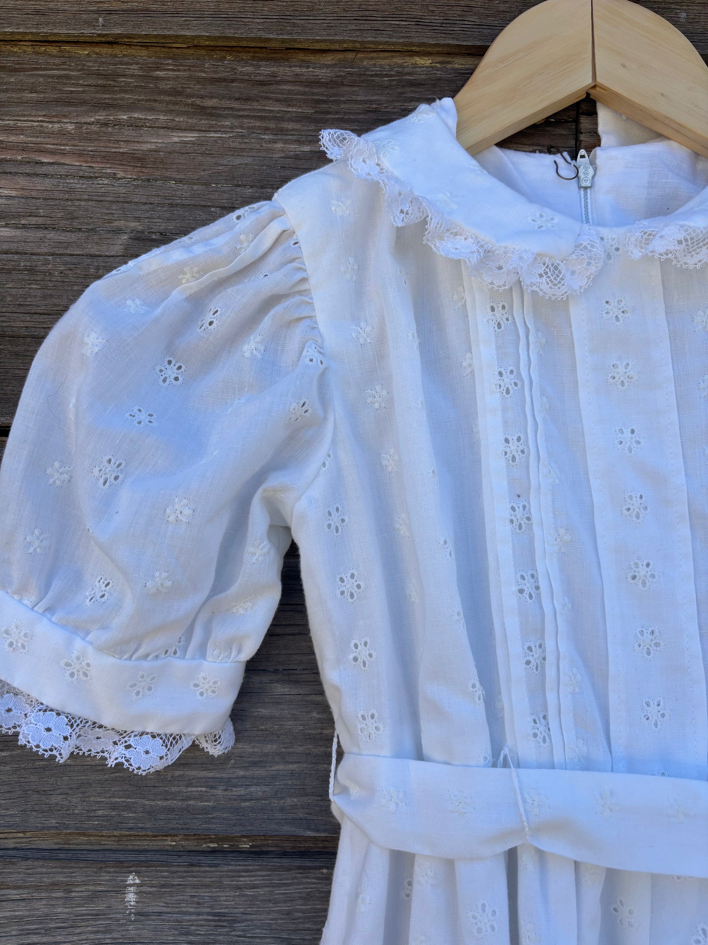 Dress | White Eyelet | Handmade