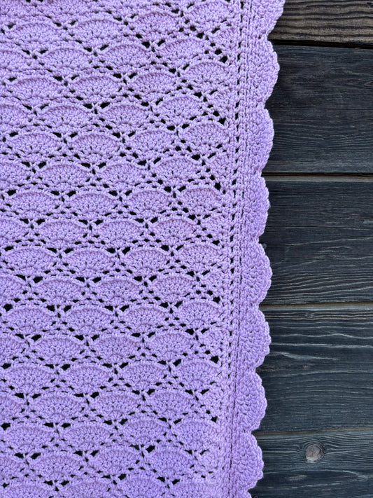 Baby Blanket | Purple Afghan