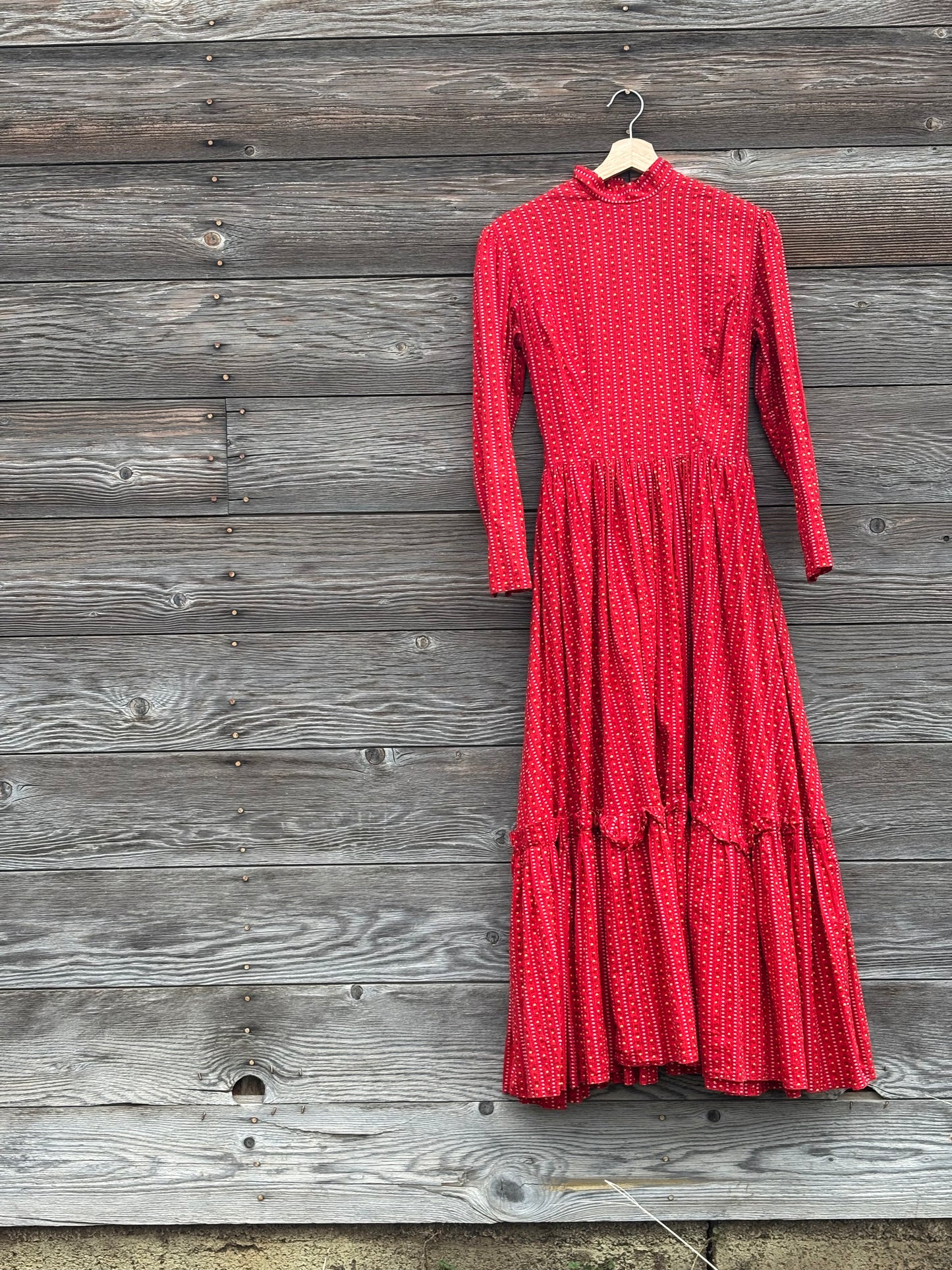 Handmade Calico Prairie Dress