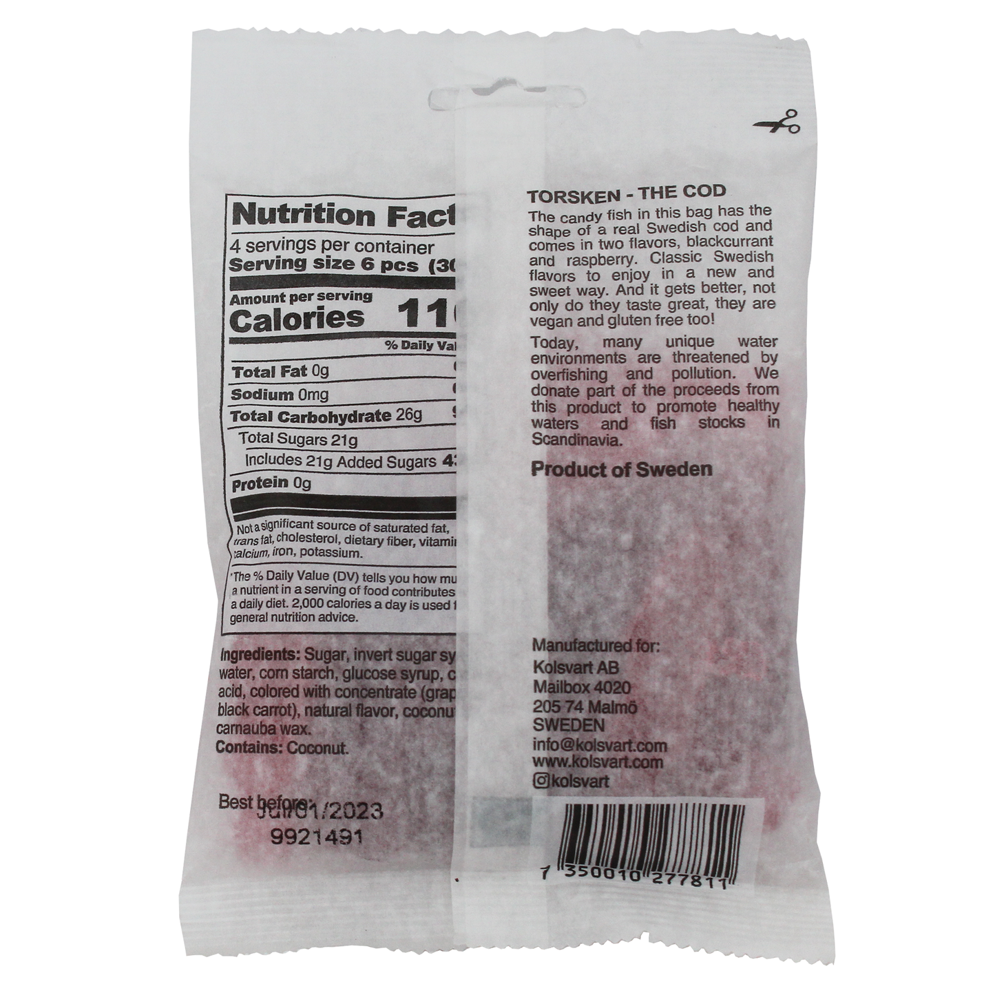 Swedish Fish | Blackcurrant + Raspberry