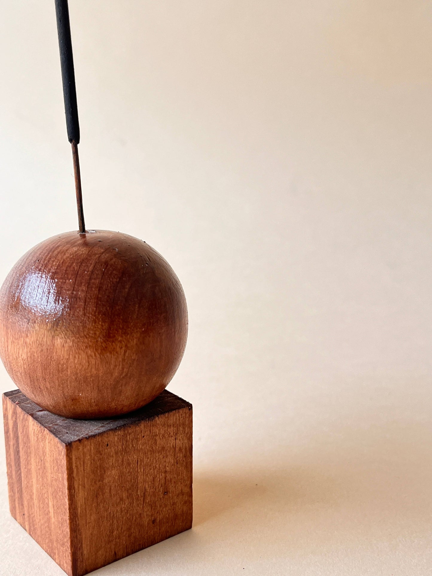 R-KI-TEKT - Wooden Incense Holder-Walnut