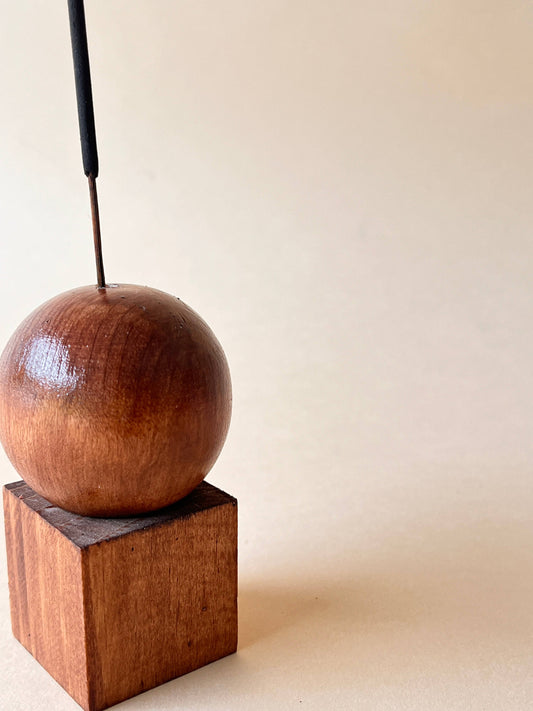 Wooden Incense Holder | Walnut