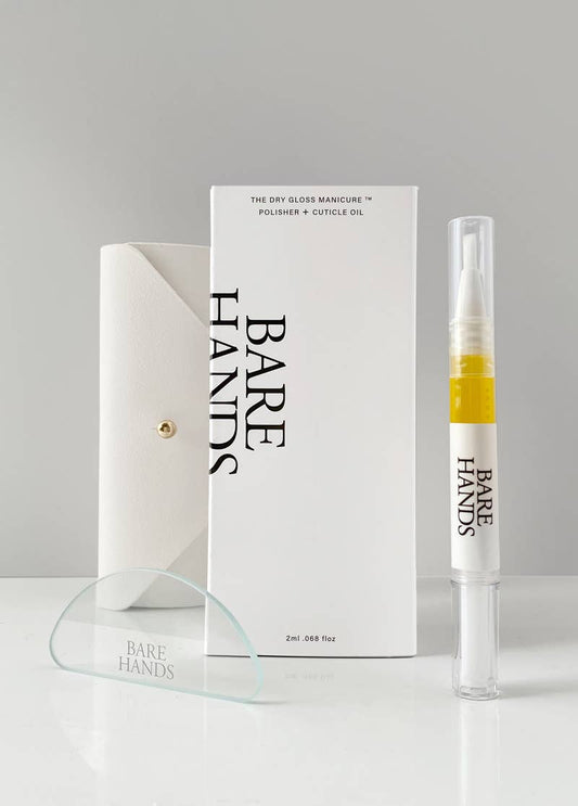 Bare Hands | Dry Gloss Manicure Kit with Case
