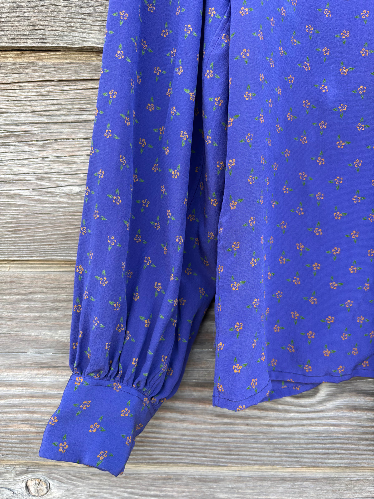 Saint Laurent Rive Gauche lavallière blouse | 1970s