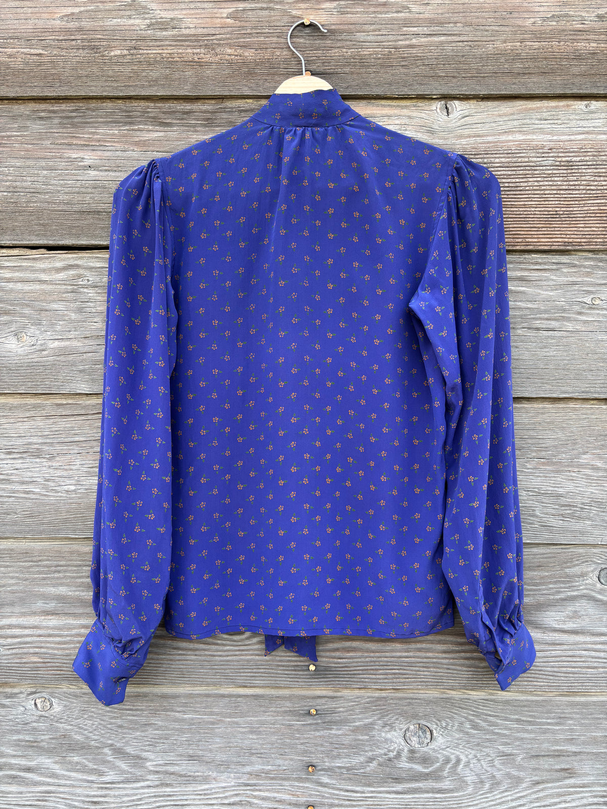 Saint Laurent Rive Gauche lavallière blouse | 1970s