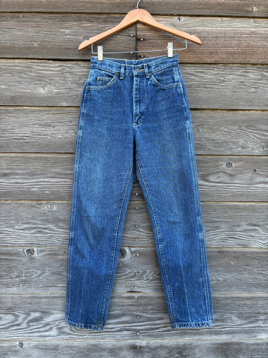 Vintage Lee Riders High Rise Tapered Jeans | Made in USA | 100% Cotton