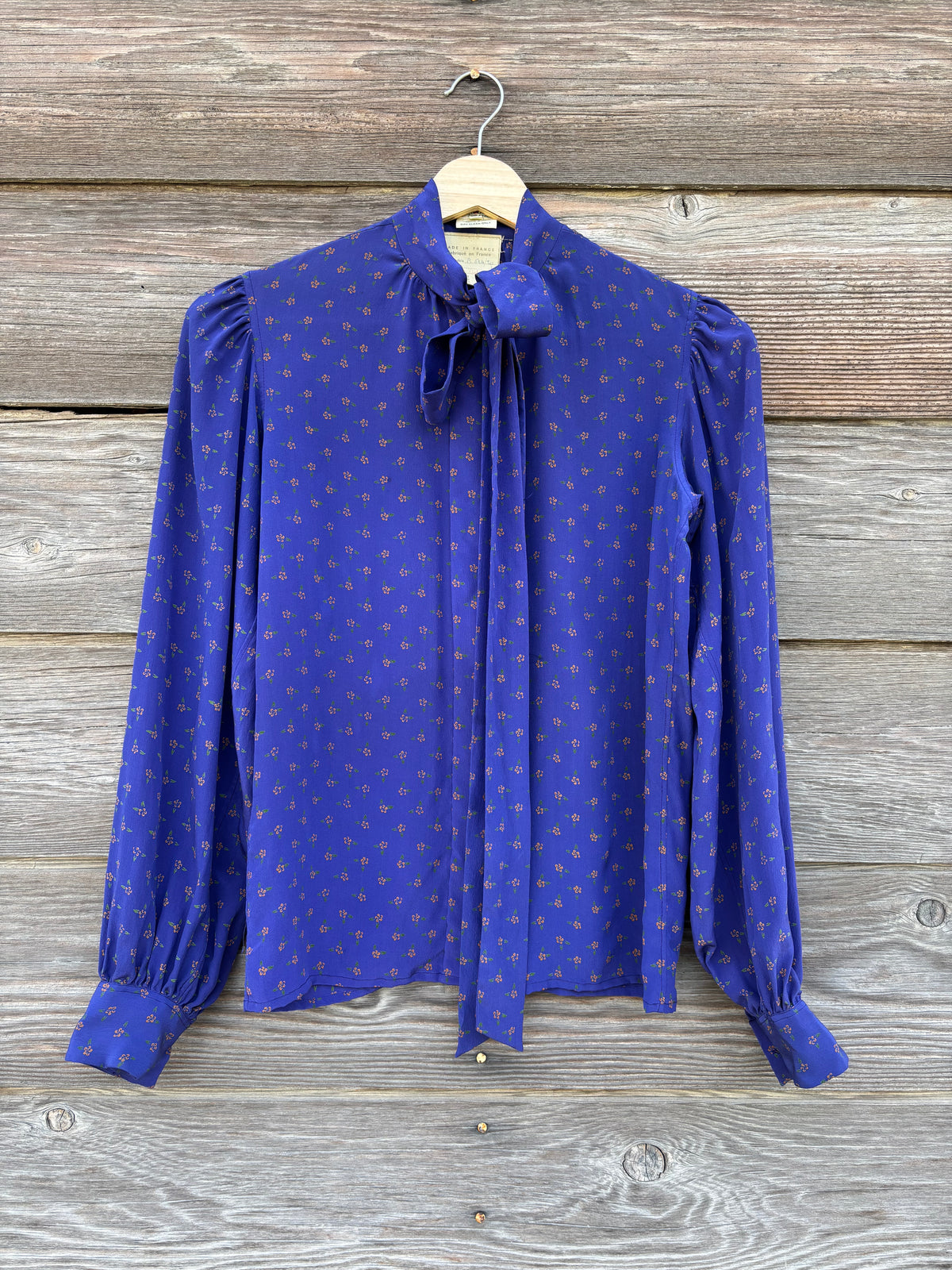 Saint Laurent Rive Gauche lavallière blouse | 1970s