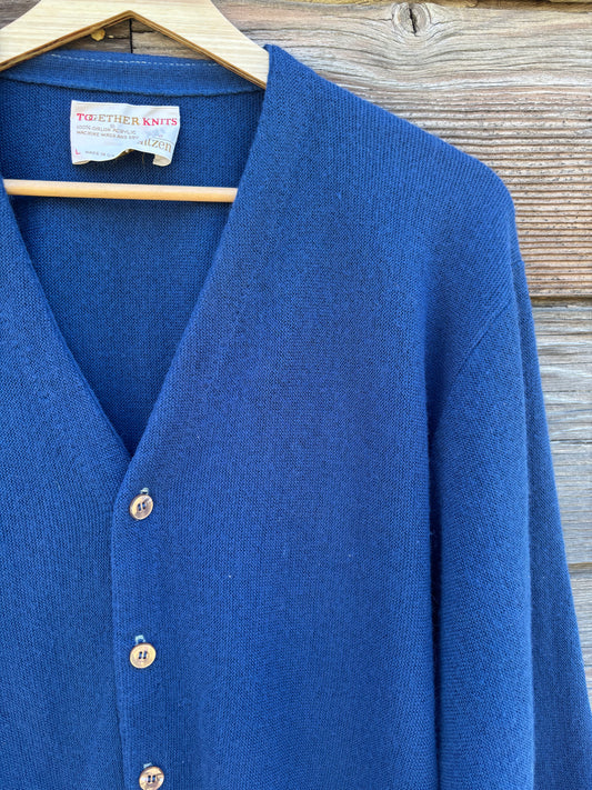 Vintage Jantzen Together Knits Navy Cardigan