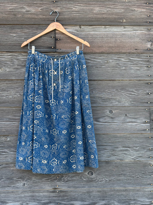 Ralph Lauren Floral Motif Skirt | 1990