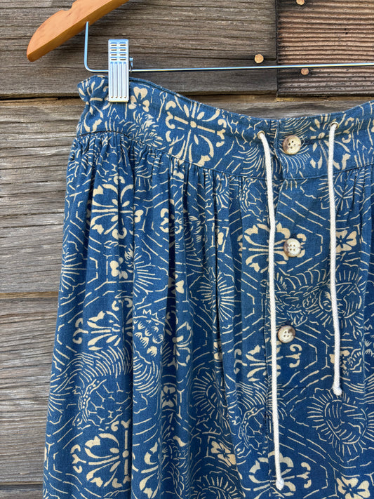 Ralph Lauren Floral Motif Skirt | 1990