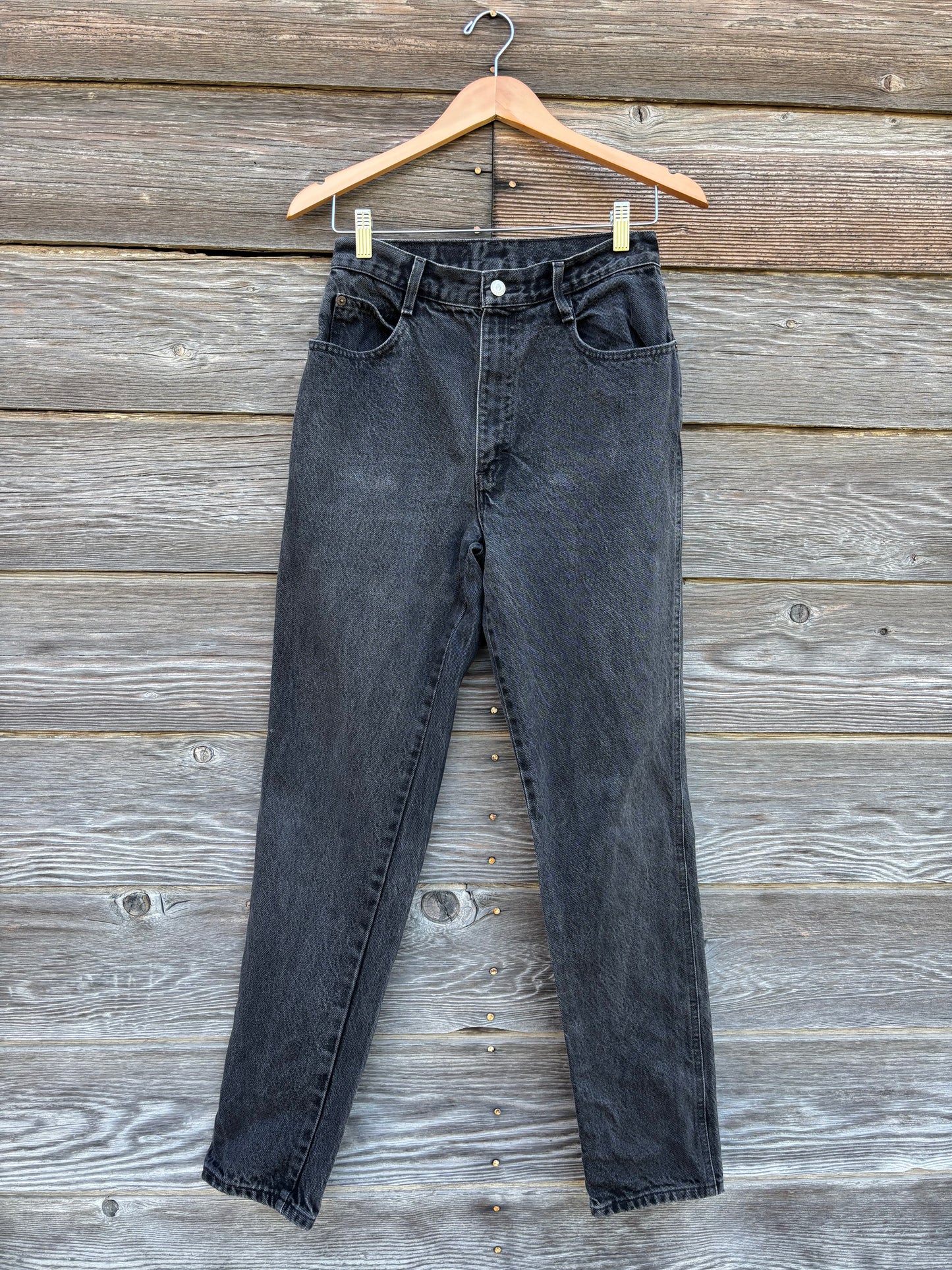 Faded black vintage Gitano jeans