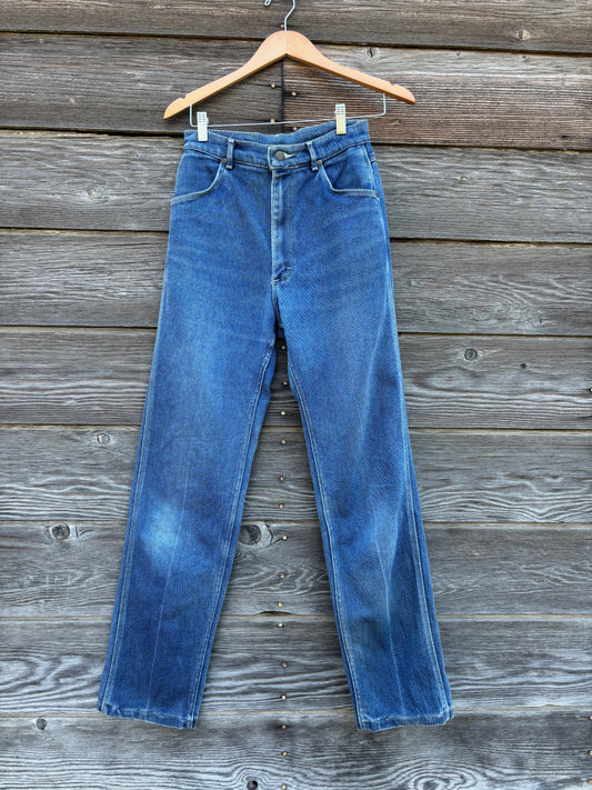 Vintage 1980s Lee Riders Medium Wash Jeans | Made in USA