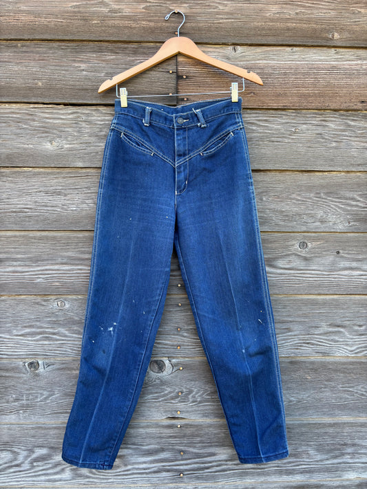 Vintage Late 1980s P.S. Gitano High Rise Western Yoke Jeans