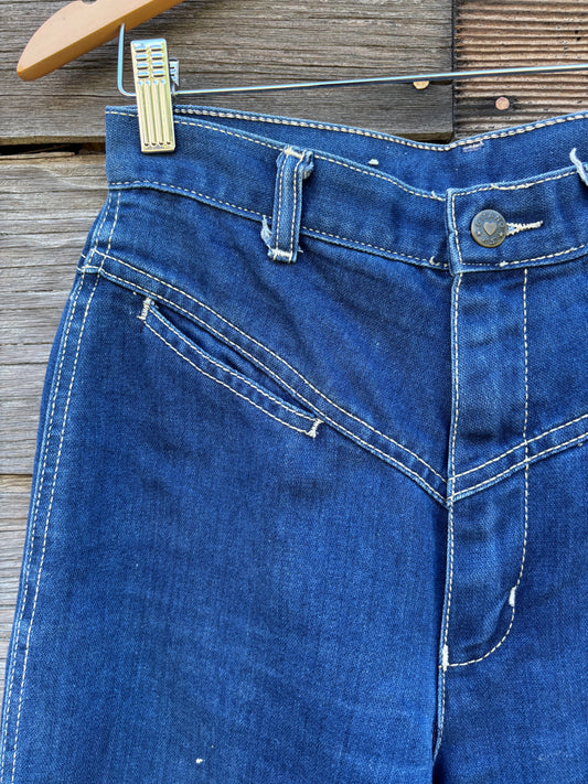 Vintage Late 1980s P.S. Gitano High Rise Western Yoke Jeans