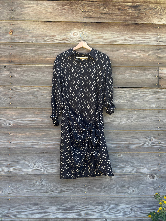 Dress | PURE DNKY black Ikat | Silk