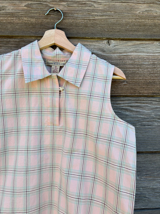 Shirt | Telluride sleeveless plaid