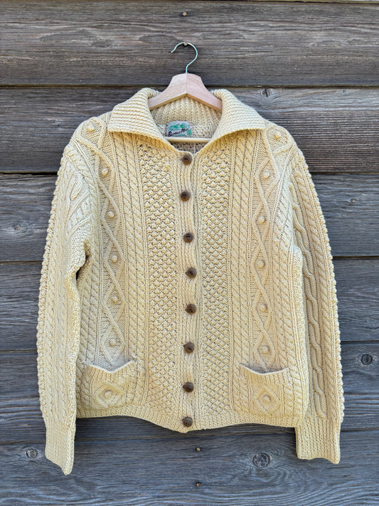 Sweater | Barnas-mor vintage fisherman Cardigan | 1960's-70's