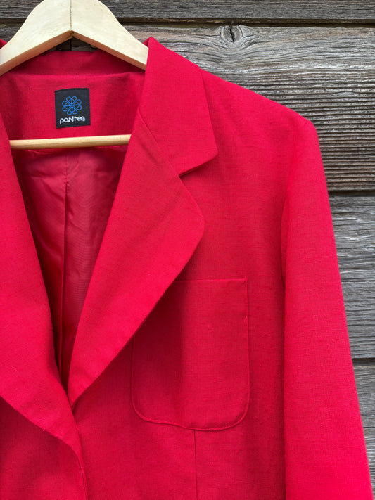 Jacket | Red Blazer by Panther