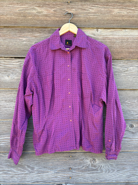 Vintage Lizsport purple shirt