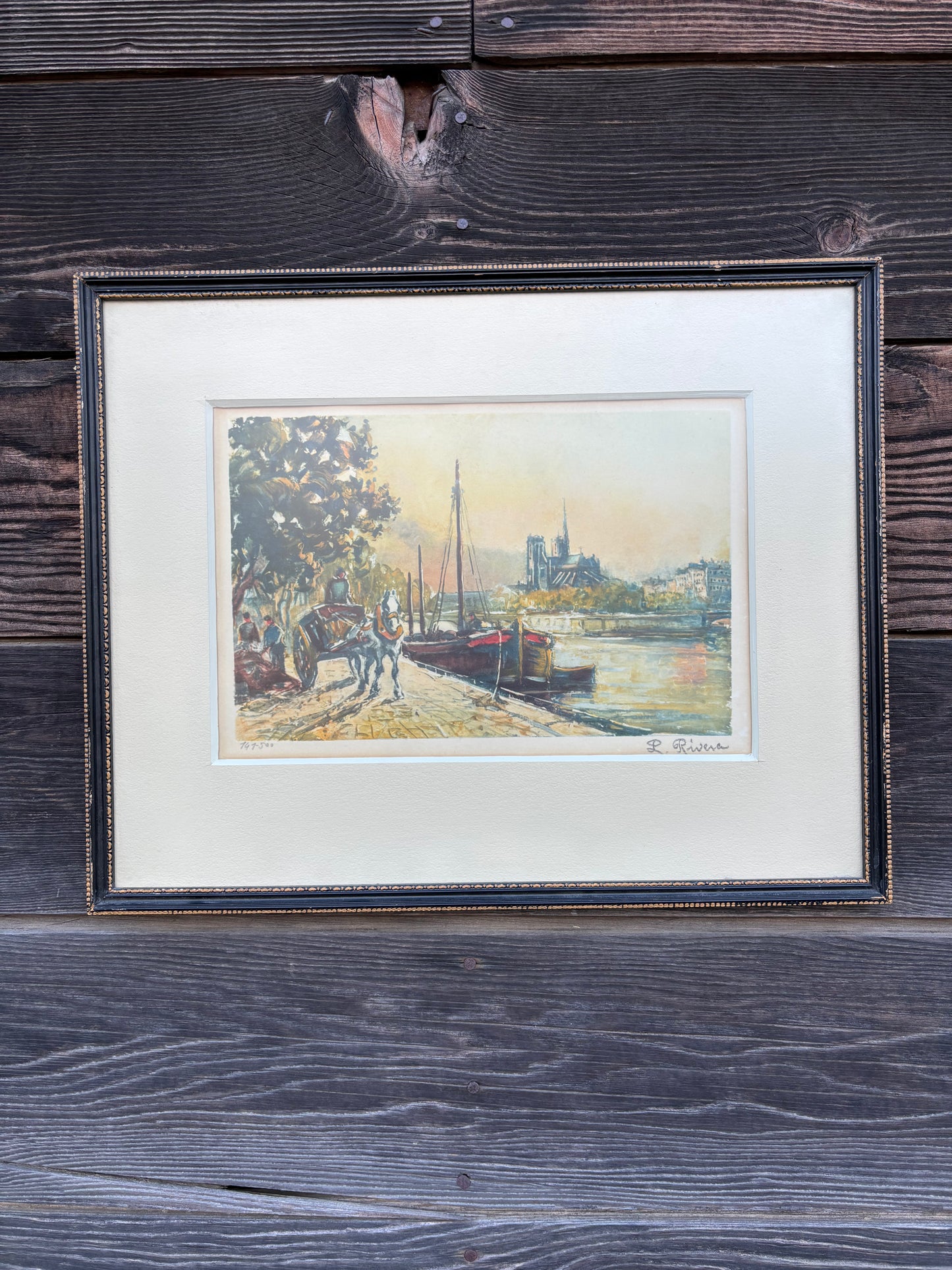 Framed print by L. Rivera