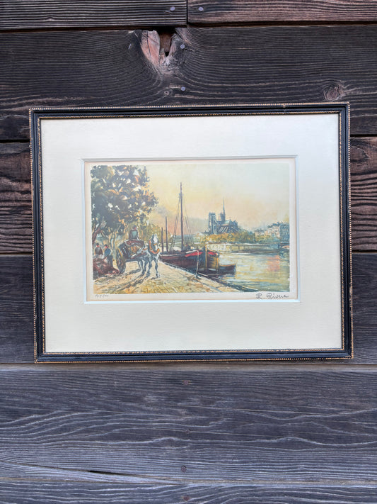 Framed print by L. Rivera