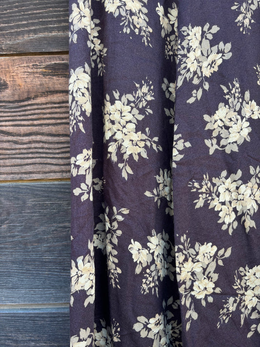 Sarah Chapman brown floral skirt