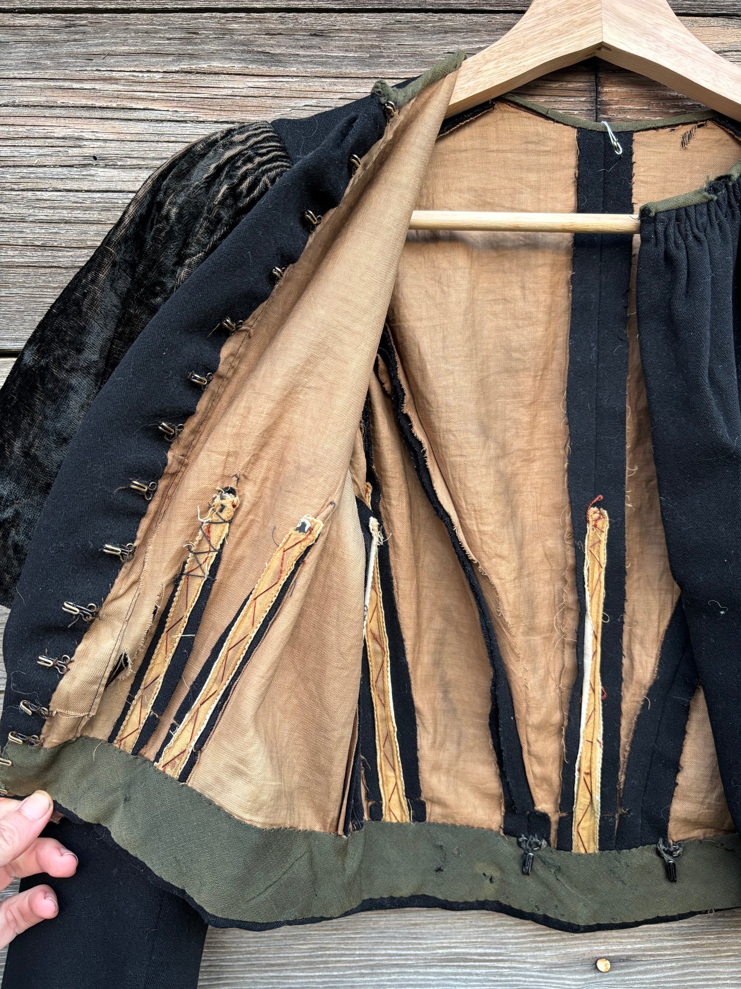 Antique | black mourning jacket