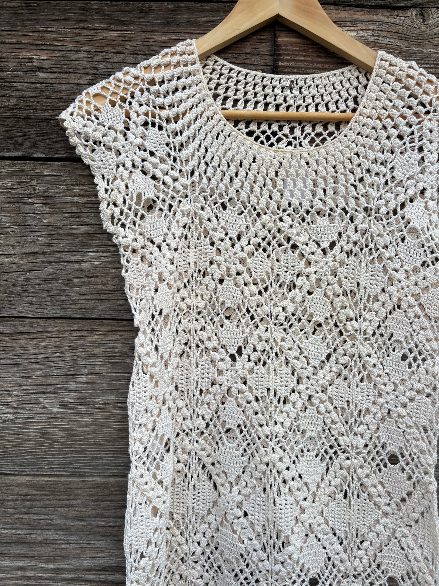 Hand Crochet Dress |1970s