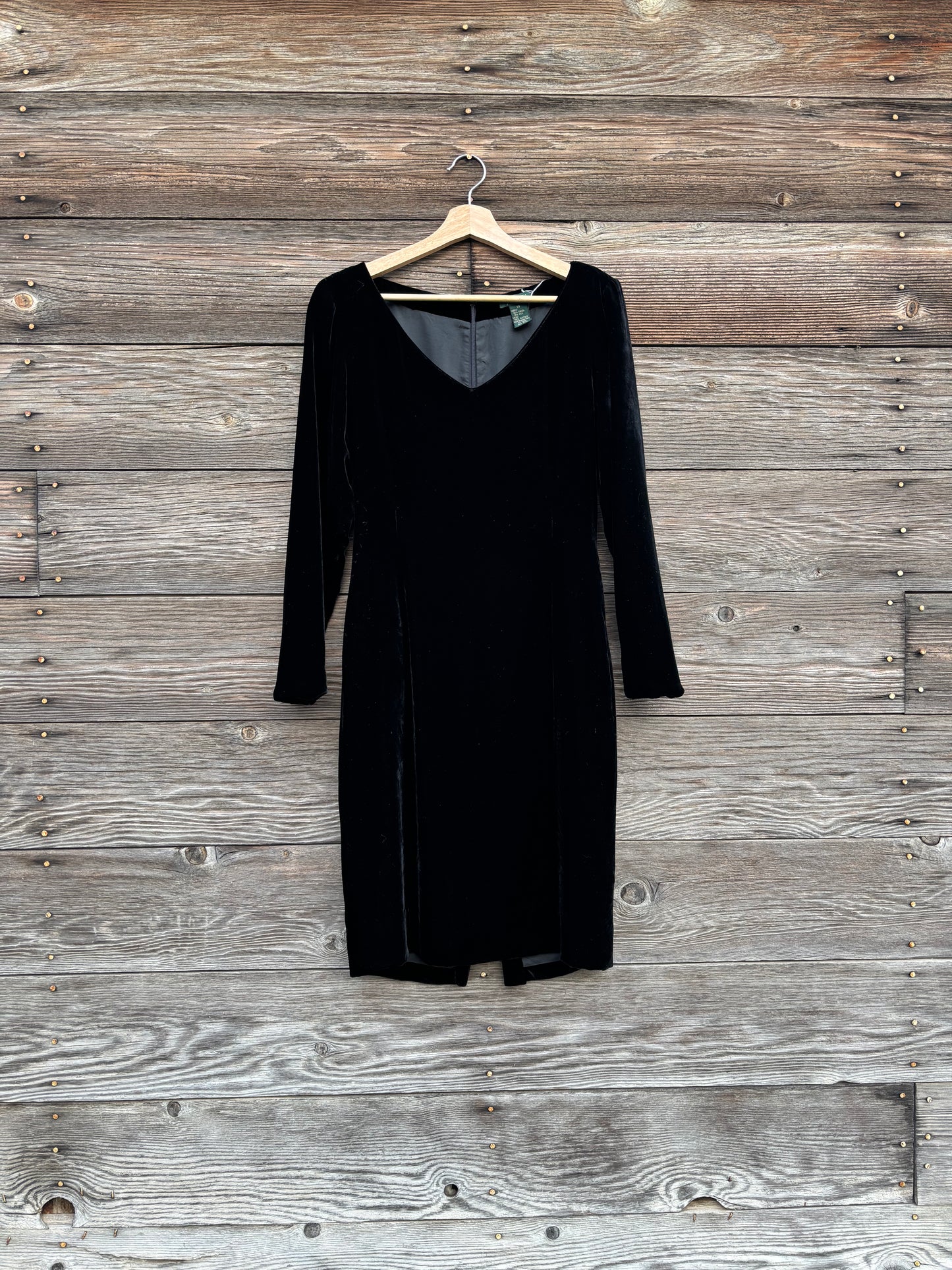 Black Velvet Dress | 1990