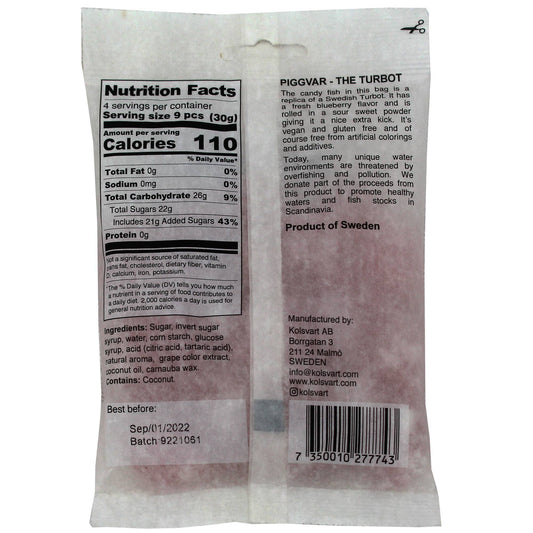 Swedish Fish | Sour Blueberry
