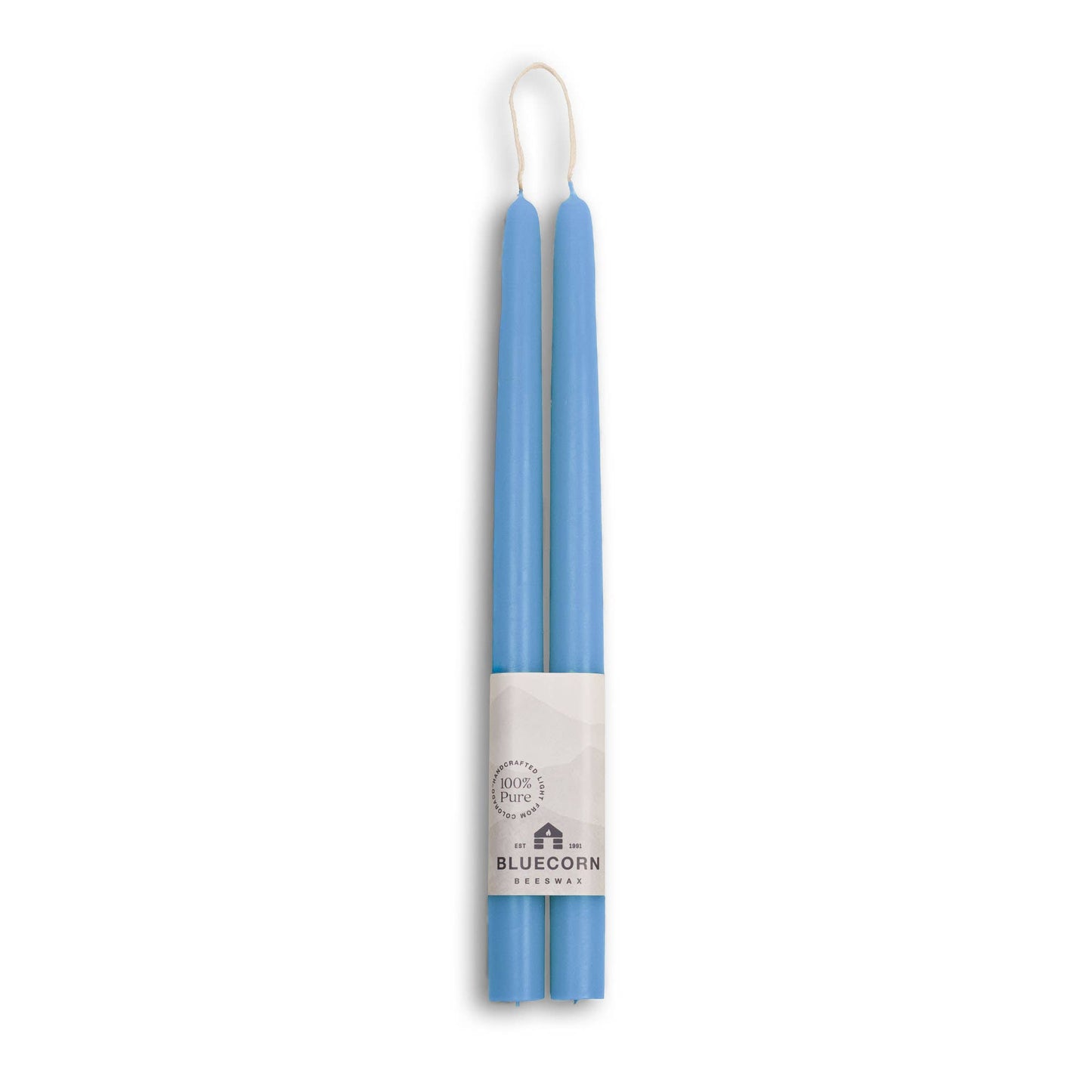 Bluecorn Candles - Beeswax Taper Candles – Dripless & Handmade in USA