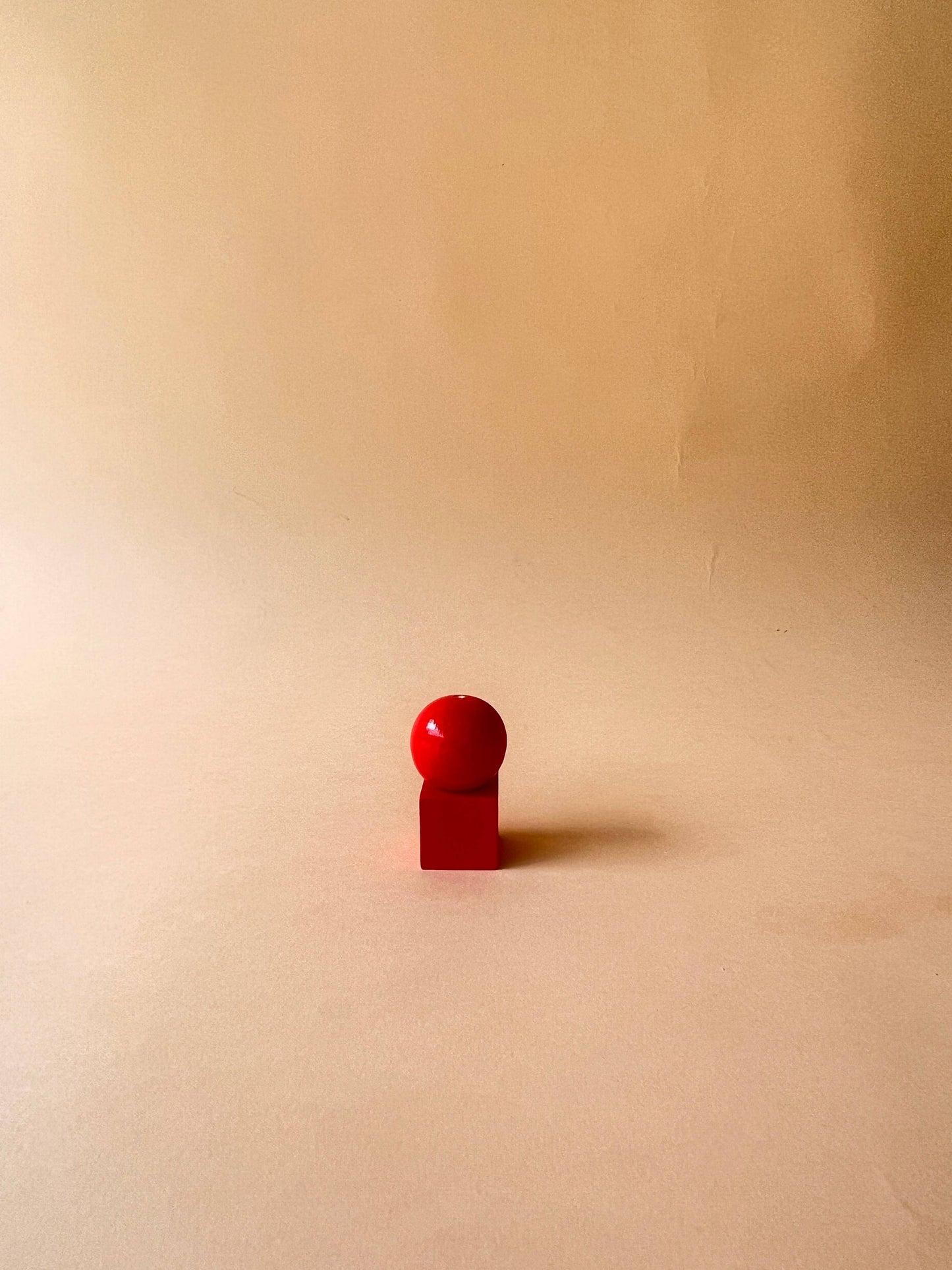 R-KI-TEKT - Wooden Incense Holder-Lollipop Red